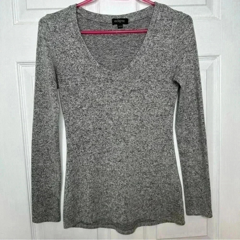 Eclipse Shirt Long Sleeved Warm Grey Size Extra Small